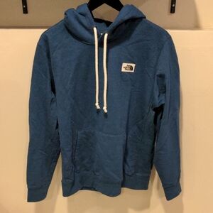 The North Face Teal Hoodie with Logo
